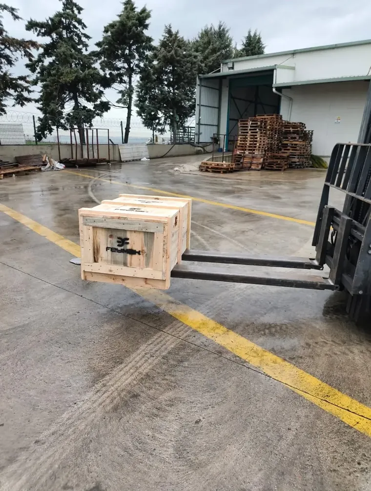 Paletli yükün forklift ile taşınması
